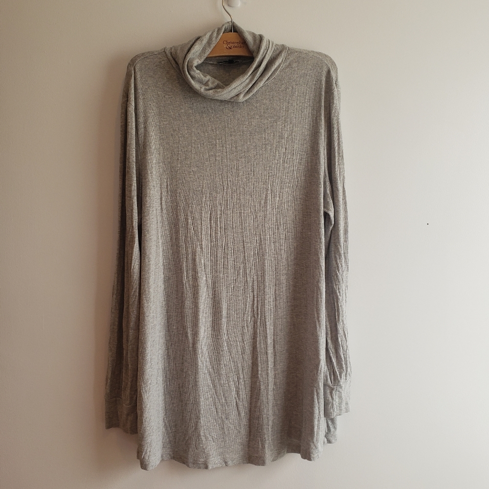 Universal Standard Size Large tunic dress turtleneck grey